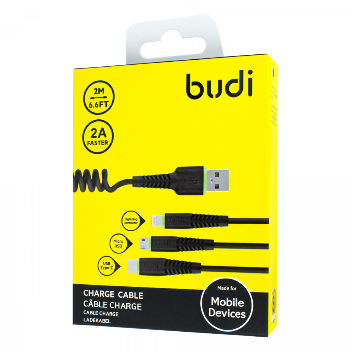 M8J150T3S - 3in1 Charge Sync Faster Cable 2m 2A