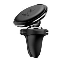 SUGX-A01 - Baseus Magnetic Air Vent Car Mount Holder with cable clip / Автодержатели + №3309