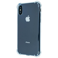 TPU Silicone with Edge Apple iPhone XS Max / Прозрачные + №1077