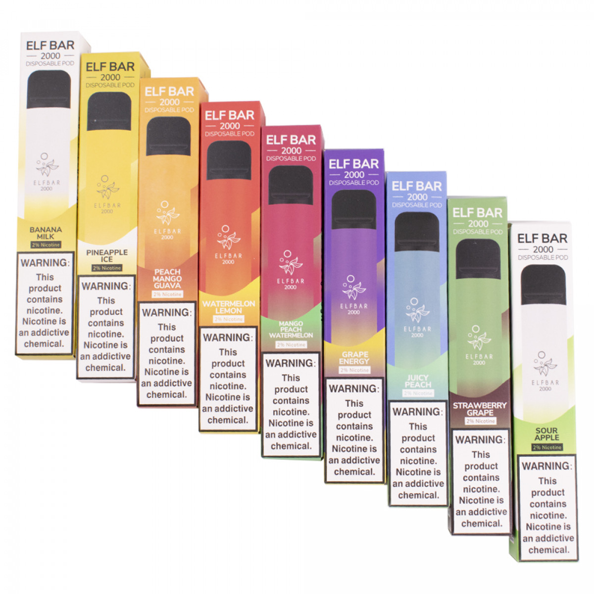 ELF BAR Disposable POD HQ 2000 Puffs 2%
