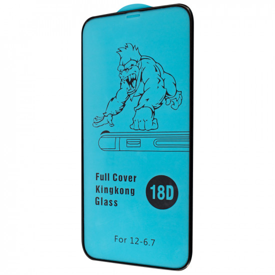 Защитное стекло 18D Full Glue silicone iPhone 12Pro Max