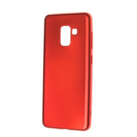 RED Tpu Case Samsung A8 2018 / Samsung модель пристрою a8 2018. серія пристрою a series + №34
