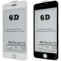 6D Full Glue Anti Dust for iPhone 7/8/SE2 / 6D Full Glue + №3500