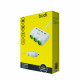 CC650W - Car charger Budi 4 USB + 3 Car Sockets 24W 0.9m