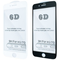 Защитное стекло 6D Full Glue iPhone 7/8/SE2 / 6D Full Glue + №3496