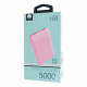 WUW Colourful Power Bank 5000 mAh Y66