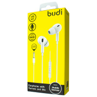EP28DW - HF Budi Earphone 3.5 connector, 1.2m / Аудио + №6857