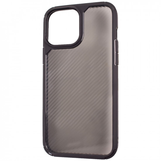 iPaky Dark Clear Carbone case iPhone 12 Pro Max