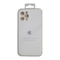Square Full Silicone Case Close Camera iPhone 12 Pro Max