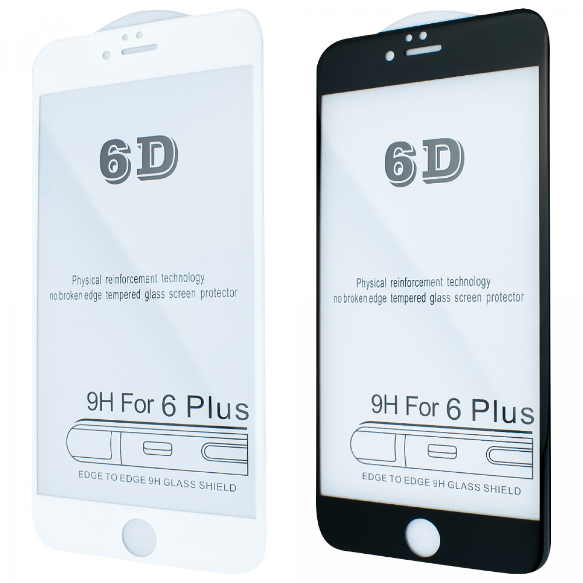 Защитное стекло 6D Full Glue iPhone 6 Plus