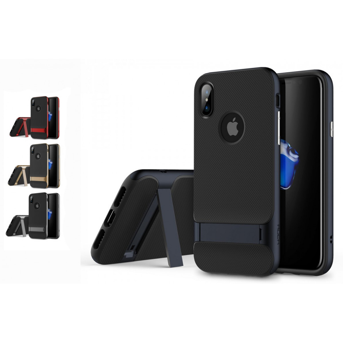 Чехол-накладка Rock Royce Series With Kickstand Apple iPhone X/XS