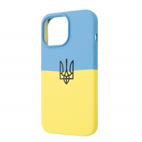 FIBRA Full Silicone case Patriot iPhone 14 Pro Max / Силікон + №3653