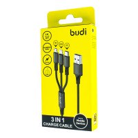 DC203A8B - Budi 3 in 1 Usb Cable, / USB + №3742