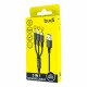 DC203A8B - Budi 3 in 1 Usb Cable