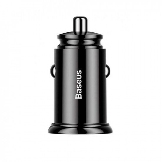 CCALL-YD01 - Baseus Circular Plastic A+A 30W Dual QC3.0 Quick Car Charger