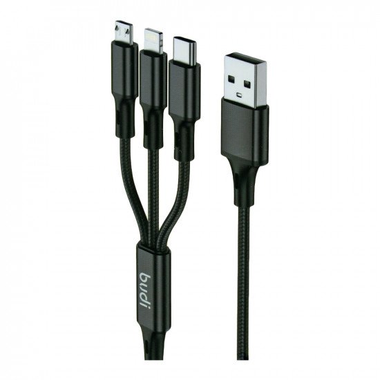 DC203A8B - Budi 3 in 1 Usb Cable