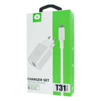 WUW 2 USB Charger+Data 2,4A Cable T31 MicroUSB