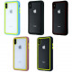 Clear Case Contrast Color Bumper iPhone X/XS