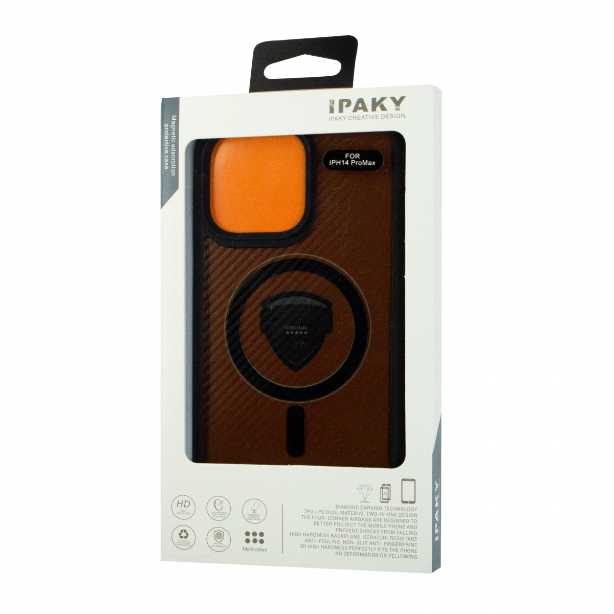 iPaky Carbone Clear case with MagSafe iPhone 14 Pro Max