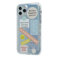 TPU Gradient Smile Popsockets Case Apple Iphone 11 Pro / Принт + №1141