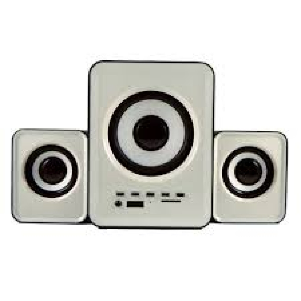 Компьютерные колонки 2.1 YIDO YD-201U II, белый