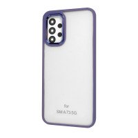 FIBRA Metallic Matte Case Samsung A73 / Прозрачные + №2633