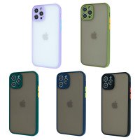 Totu Colour Matt Case for Apple iPhone 12 Pro / Прозрачные + №1209