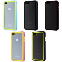 Clear Case Contrast Color Bumper iPhone 7/8 Plus / Apple + №2873