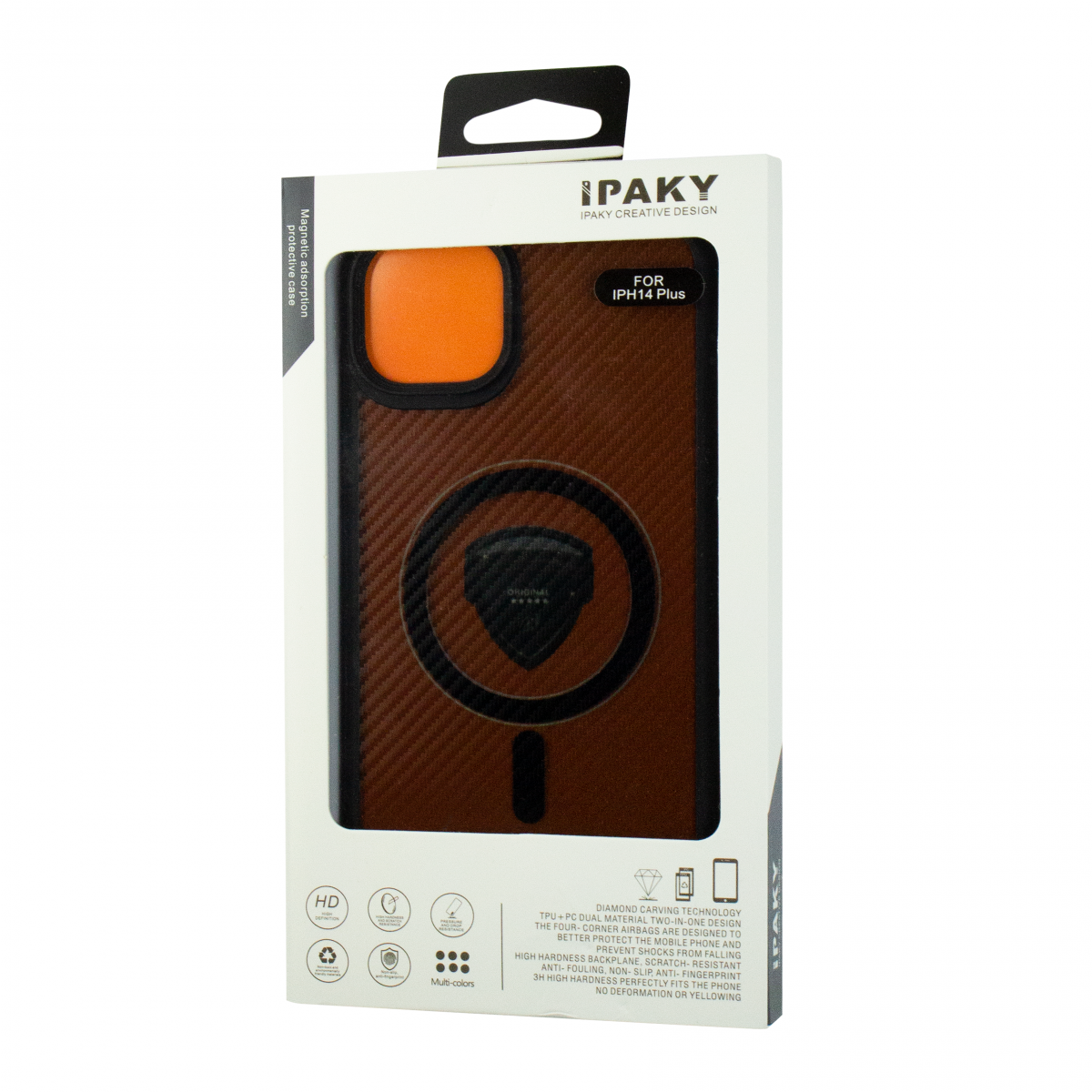 iPaky Carbone Clear case with MagSafe iPhone 14 Plus