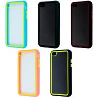 Clear Case Contrast Color Bumper iPhone 7/8 / Чохли - iPhone 7/8/SE2 + №2868