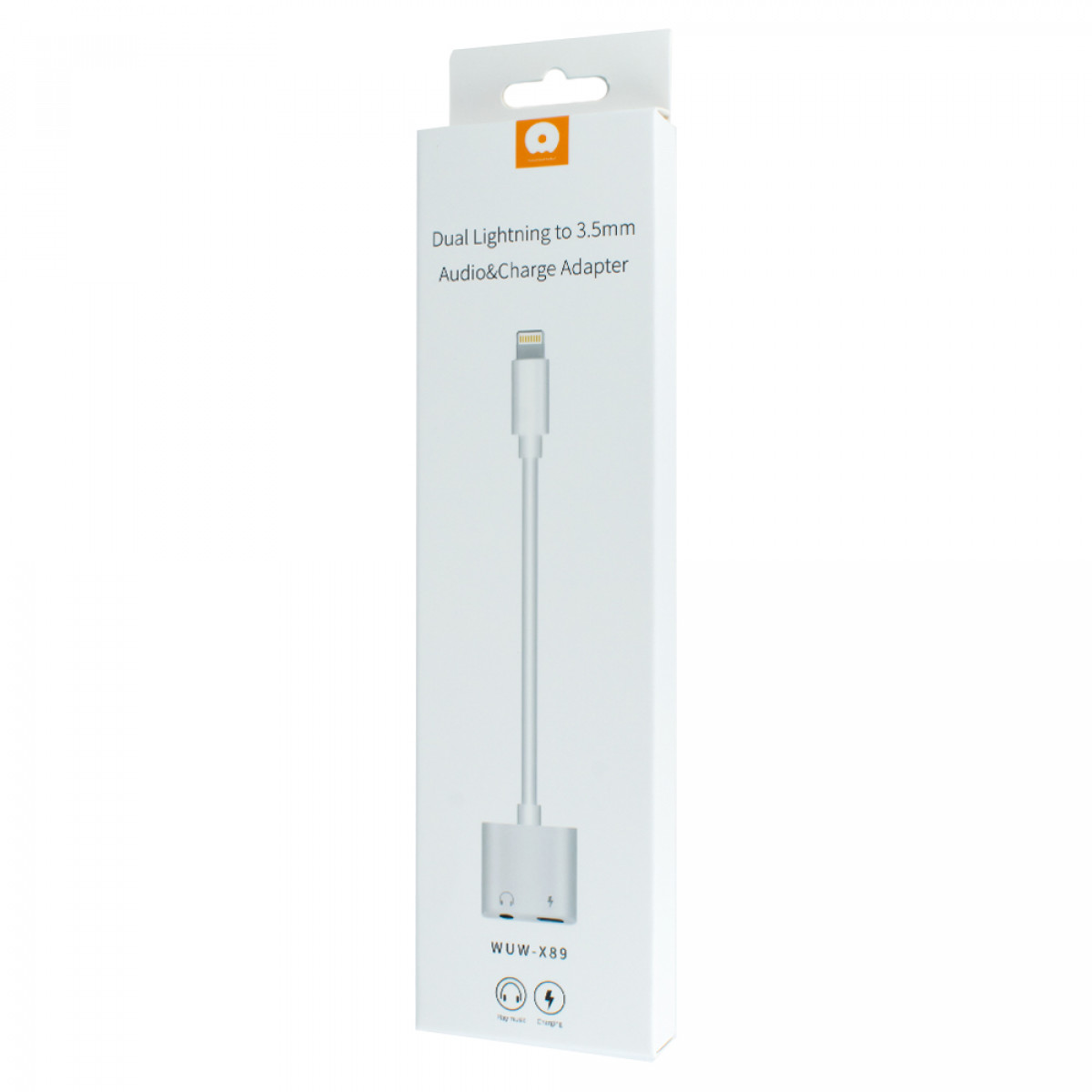 Adapter Lightning to Lightning + 3.5mm Aux port X89