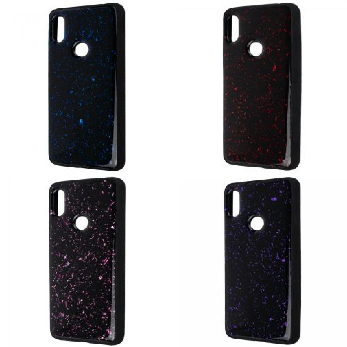 Confetti Black TPU Case Xiaomi Redmi S2