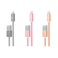 X2 Knitted Lightning Charging cable 1m / WUW Lightning Charge Cable  X112 + №1934