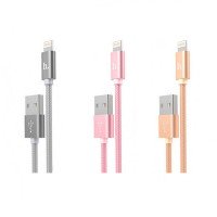 X2 Knitted Lightning Charging cable 1m / Вы смотрели + №1934