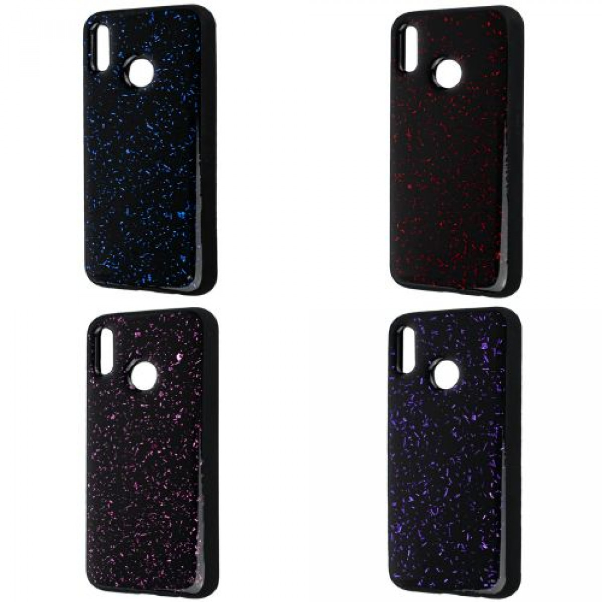 Confetti Black TPU Case Huawei P20 Lite