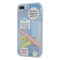 TPU Gradient Smile Popsockets Case Apple Iphone 7/8 Plus / Для телефонів + №1143