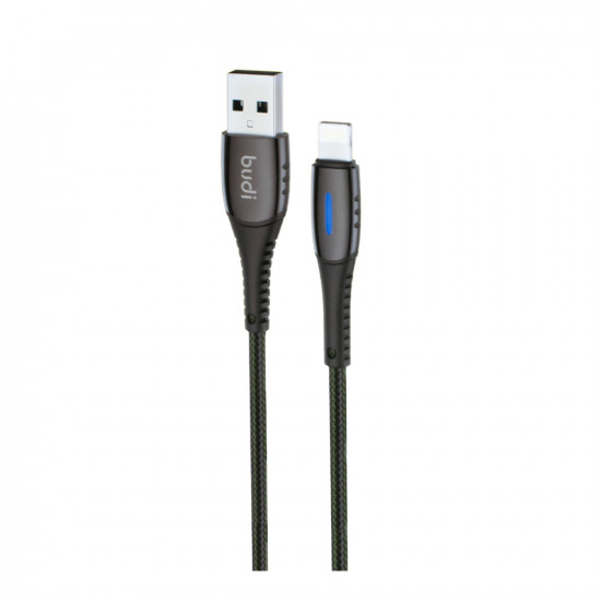 M8J212L(DC212L10L) - USB-кабель Budi Lightning to USB Charge/Sync 1м,Auto power-off