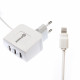 СЗУ QLT-POWER HXUS-1 Lightning, 3 USB