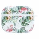 Silicone Stickers Case for AirPods PRO Tropical,Flamingo Forest